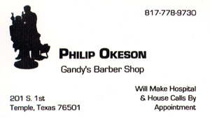 Phil at Gandy's Barber Shop